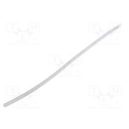 10 m : GTM 1608 TR - Heat shrink sleeve, glueless, 2: 1, 1.6mm, L: 1m, transparent