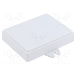 10 pcs : Z71UJ ABS - Enclosure: multipurpose, X: 59mm, Y: 77mm, Z: 18mm, with fixing lugs