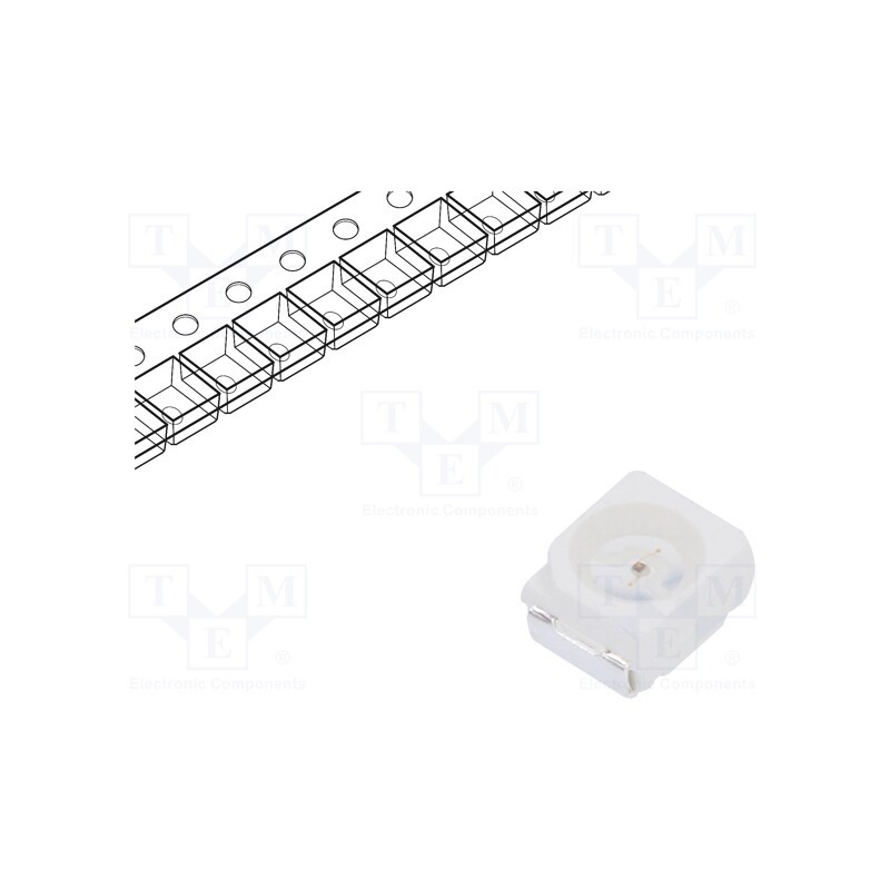 50 pcs : RF-AURA30TS-ED - LED, SMD, 3528,PLCC2, orange, 200÷430mcd, 3.5x2.8x1.8mm, 120°, 20mA