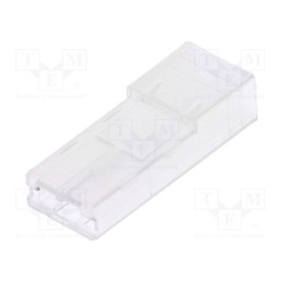 50 pcs : 926539-6 - Terminals cover, for push-on 6.3mm connectors, UL94HB