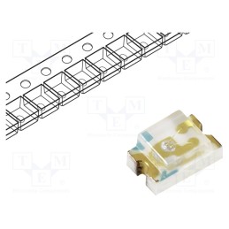 20 pcs : 15-21SYGC/S530-E1/3T - LED, SMD, 3215, yellow green, 10÷15mcd, 3.2x1.5x1mm, 130°, 2÷2.4V