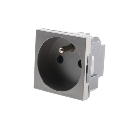 1 pcs - Legrand 1 Gang Plug Socket, 16A, Type E - French, Indoor Use