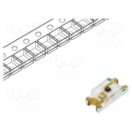 20 pcs : IR15-21C/TR8 - IR transmitter, 1206, transparent, 160°, λp max: 940nm, SMD, 65mA