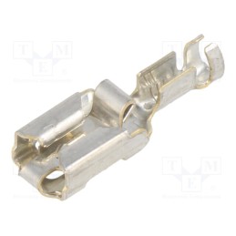 50 pcs : 927855-6 - Terminal: flat, 6.3mm, 0.8mm, female, 1÷2.5mm2, crimped, for cable