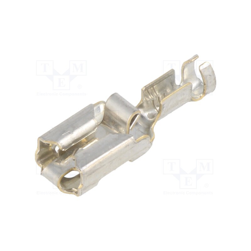 50 pcs : 927855-6 - Terminal: flat, 6.3mm, 0.8mm, female, 1÷2.5mm2, crimped, for cable