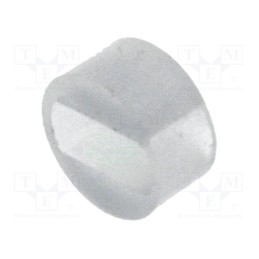 100 pcs : FIX-LEDS-2 - Spacer sleeve, LED, Øout: 4mm, ØLED: 3mm, L: 2mm, natural, UL94V-2