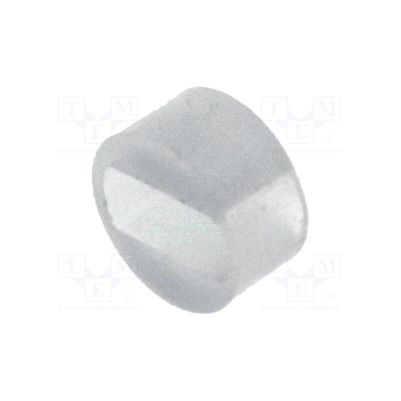 100 pcs : FIX-LEDS-2 - Spacer sleeve, LED, Øout: 4mm, ØLED: 3mm, L: 2mm, natural, UL94V-2