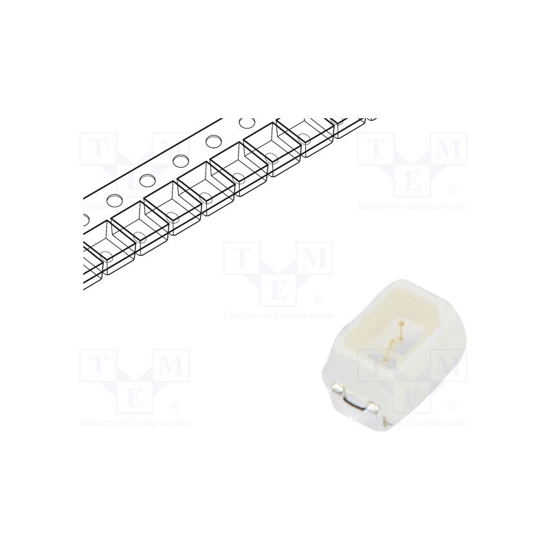 50 pcs : RF-BNRK14TS-CE(WE) - LED, SMD, 2014,Mini PLCC2, blue, 280÷530mcd, 2x1.4x1.3mm, 120°