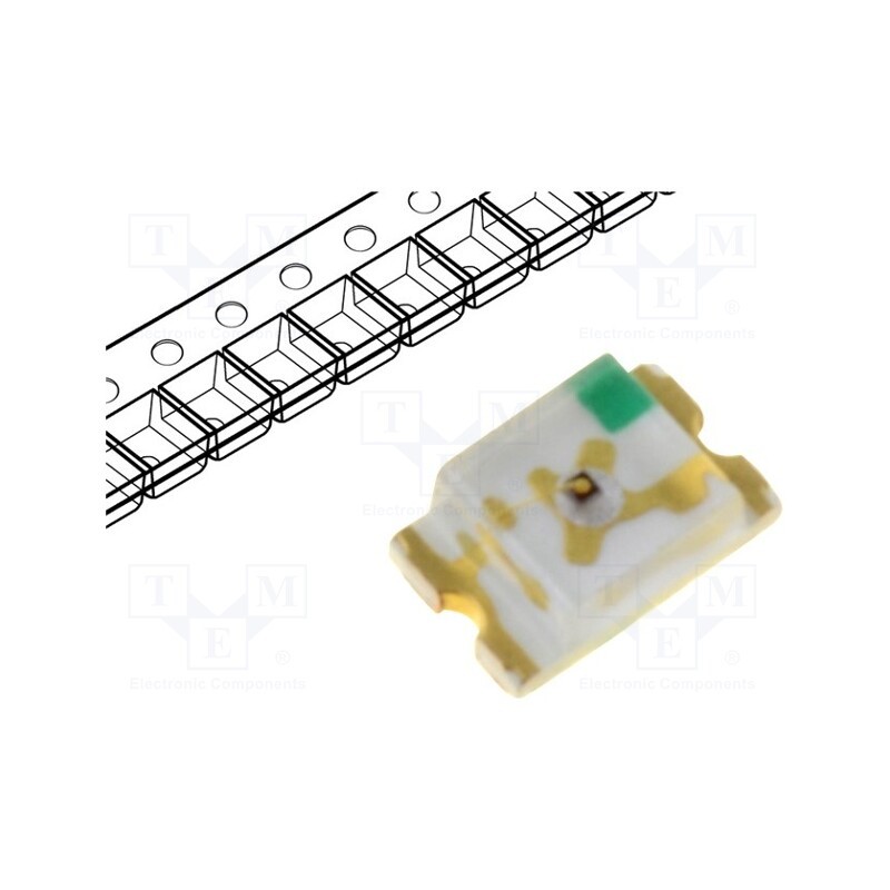 50 pcs : FYLS-0805URC - LED, SMD, 0805, red, 90mcd, 2x1.25x0.8mm, 130°, 1.7÷2.4V, 20mA