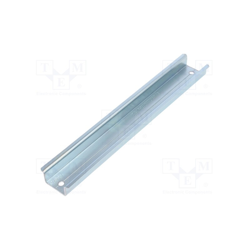 10 pcs : TH-S 1 - DIN rail, steel, W: 35mm, H: 15mm, L: 215mm, for enclosures