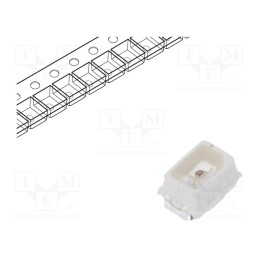 50 pcs : RF-AURK14TS-ED(WE) - LED, SMD, 2014,Mini PLCC2, orange, 180÷430mcd, 2x1.4x1.3mm, 120°