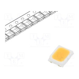 50 pcs : RF-W27QI35DS-EF-N-Y - LED, SMD, 2835,PLCC2, white warm, 12÷18lm, 2568-2753K, 95, 120°