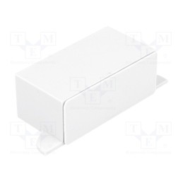 10 pcs : KM-25B GY - Enclosure: multipurpose, X: 33mm, Y: 61mm, Z: 24mm, with fixing lugs