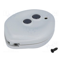 10 pcs : P-5 GY - Enclosure: for remote controller, X: 42mm, Y: 53mm, Z: 13mm