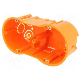 10 pcs : A.0010PG - Enclosure: junction box, X: 60mm, Y: 136mm, Z: 60mm, IP30, deep, PK60