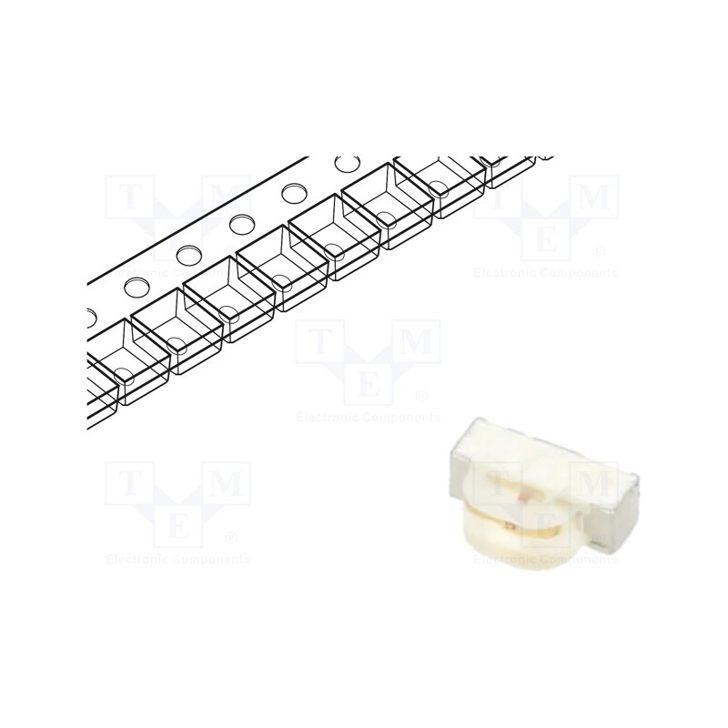 20 pcs : KPA-3010EC - LED, SMD, 3010, red, 4÷15mcd, 3x1x2mm, 120°, 2÷2.5V, 20mA, λd: 625nm