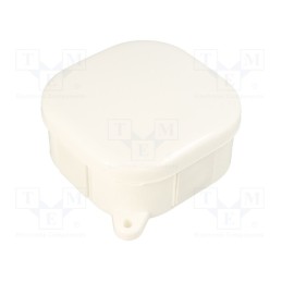 10 pcs : A.0018B - Enclosure: junction box, X: 92mm, Y: 92mm, Z: 44mm, IP54, white