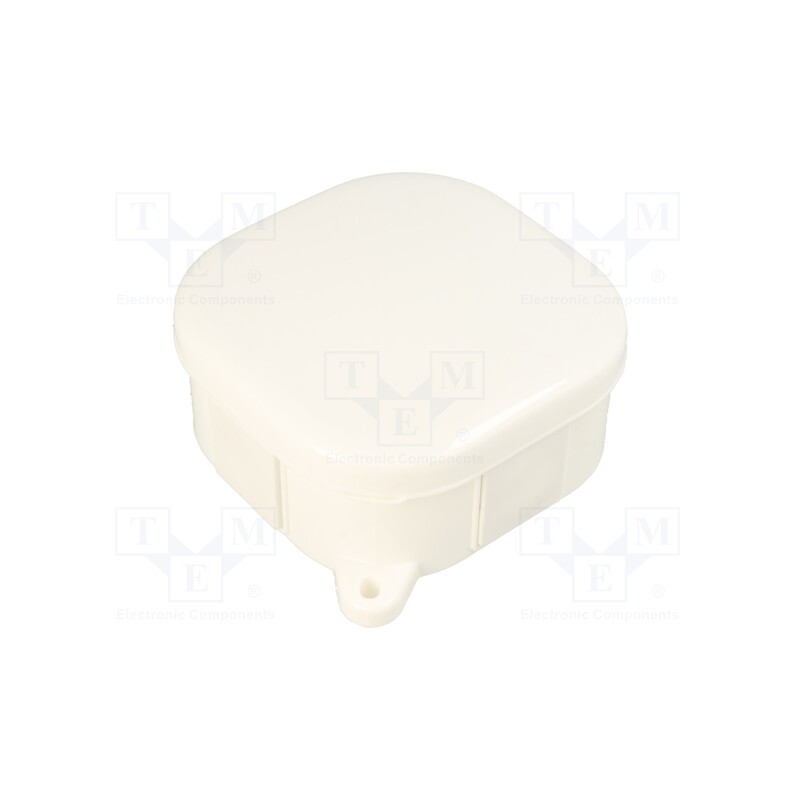 10 pcs : A.0018B - Enclosure: junction box, X: 92mm, Y: 92mm, Z: 44mm, IP54, white