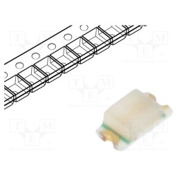 20 pcs : SML-D12U8WT86 - LED, SMD, 0603, red, 25÷63mcd, 1.6x0.8x0.55mm, 2.2V, 20mA, 54mW