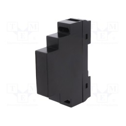 10 pcs : Z105 ABS V0 BK - Enclosure: for DIN rail mounting, Y: 90mm, X: 17mm, Z: 65mm, ABS