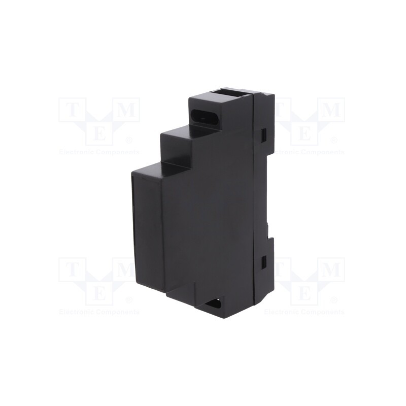 10 pcs : Z105 ABS V0 BK - Enclosure: for DIN rail mounting, Y: 90mm, X: 17mm, Z: 65mm, ABS