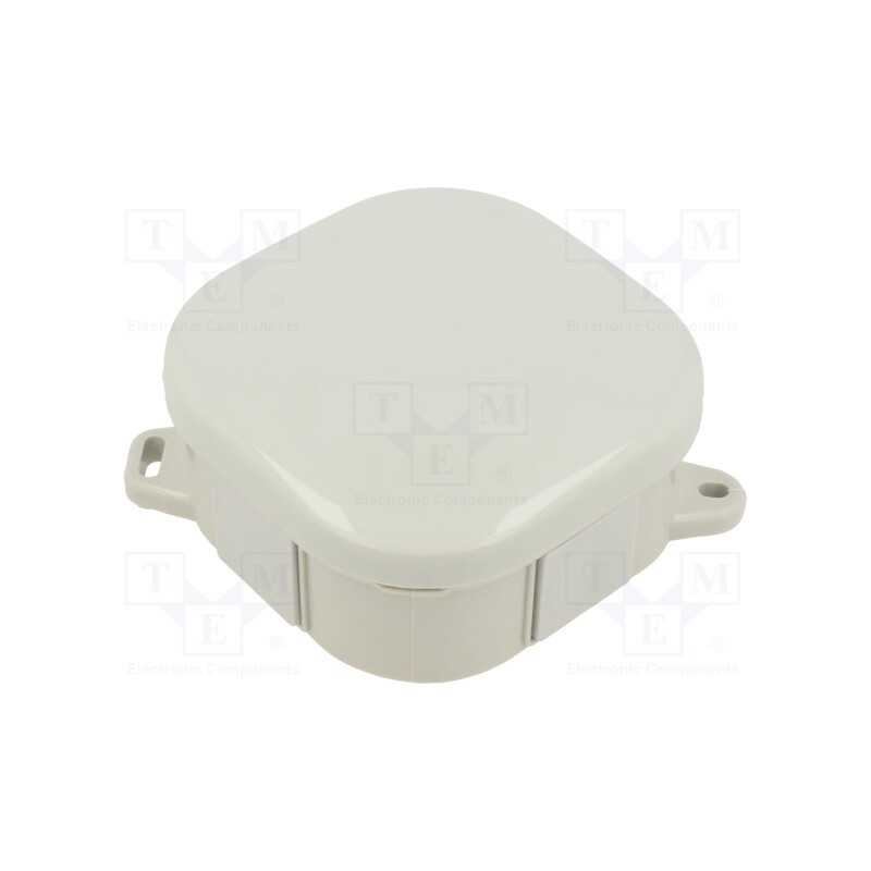10 pcs : A.0018 - Enclosure: junction box, X: 92mm, Y: 92mm, Z: 44mm, IP54, grey