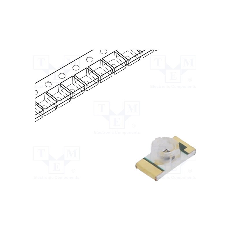 20 pcs : IR25-21C/TR8 - IR transmitter, 1mm, 3216, transparent, 160°, λp max: 940nm, SMD