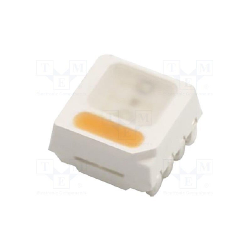 20 pcs : N0M50S26 - LED, SMD, 3735,PLCC8, RGBW, 3.7x3.5x1.8mm, 125°, 20mA, Front: flat