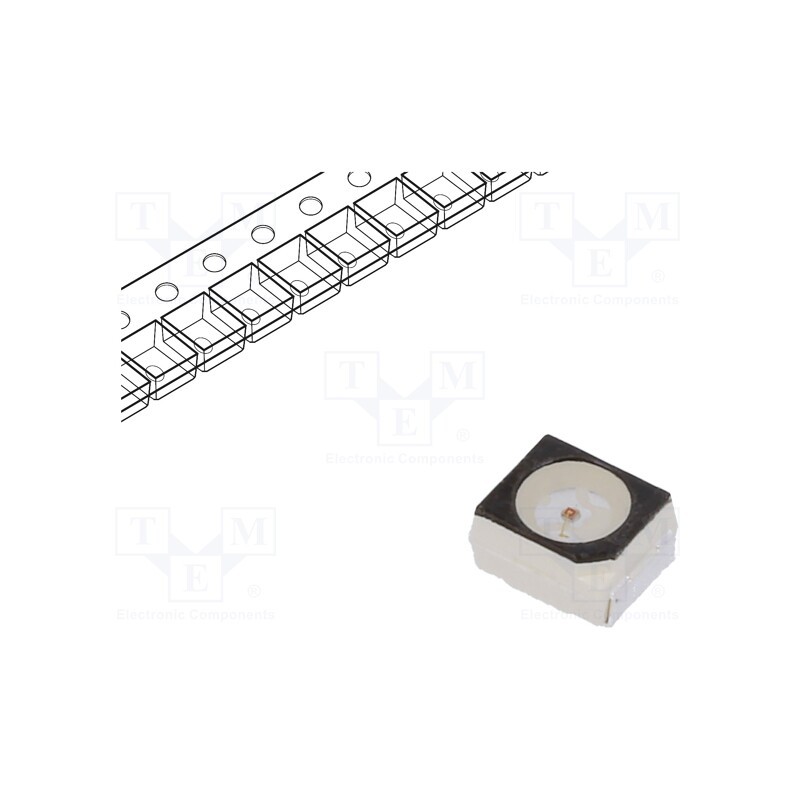 20 pcs : LY T68F-T2V2-35-1 - LED, SMD, PLCC2, yellow, 1.21÷3.03lm, 355÷1120mcd, 3x3.4x2.1mm