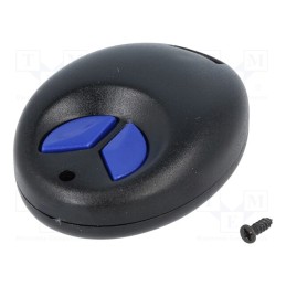 10 pcs : P-101 BK - Enclosure: for remote controller, X: 39mm, Y: 51mm, Z: 15mm