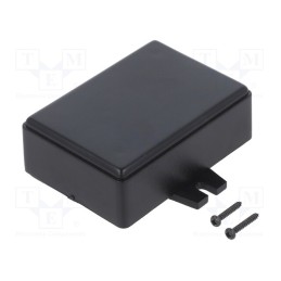 10 pcs : KM-27/2BK - Enclosure: multipurpose, X: 48.5mm, Y: 68mm, Z: 25mm, ABS, black