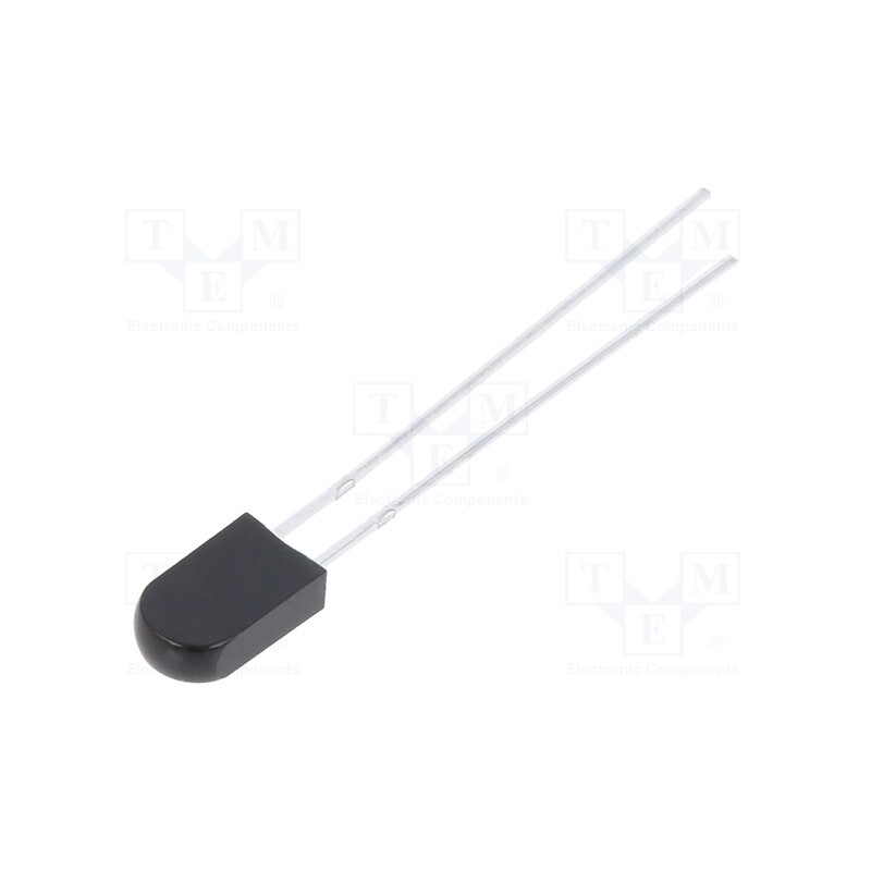 20 pcs : PT534-6B - Phototransistor, 5mm, λp max: 940nm, 30V, Lens: black, Front: convex