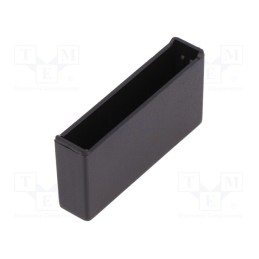 10 pcs : S9.9 - Enclosure: designed for potting, X: 20.8mm, Y: 41mm, Z: 8.5mm, black