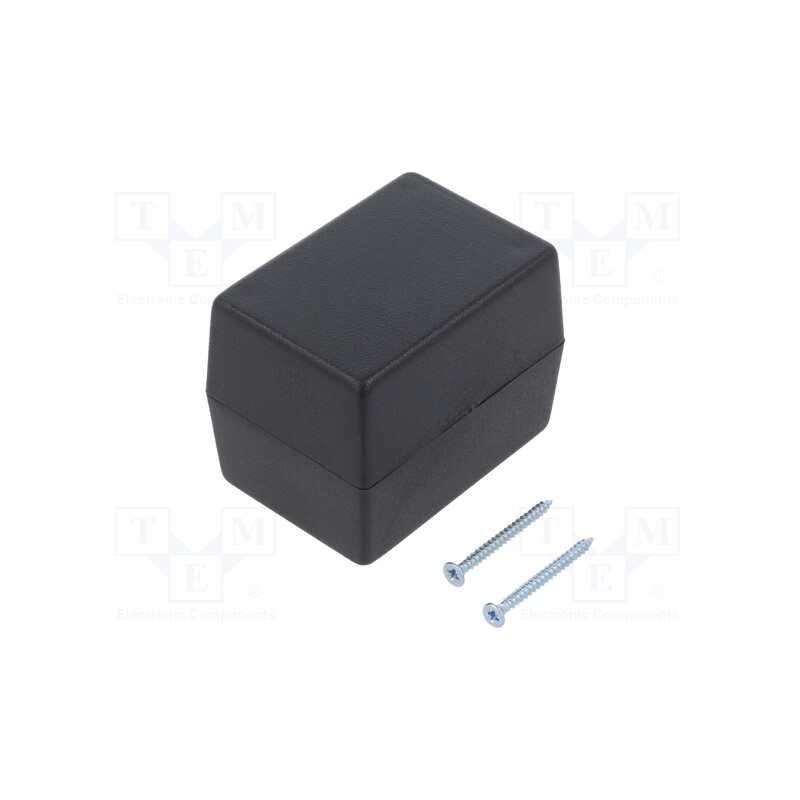 10 pcs : Z24B ABS - Enclosure: multipurpose, X: 47mm, Y: 66mm, Z: 52mm, ABS, black