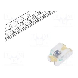 20 pcs : PT17-21C/L41/TR8 - Phototransistor, Dim: 2x1.25x1mm, λp max: 940nm, 30V, Front: flat