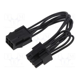 10 pcs : SAVAK-49 - Cable: mains, PCIe 6pin male,PCIe 8pin female, 0.15m