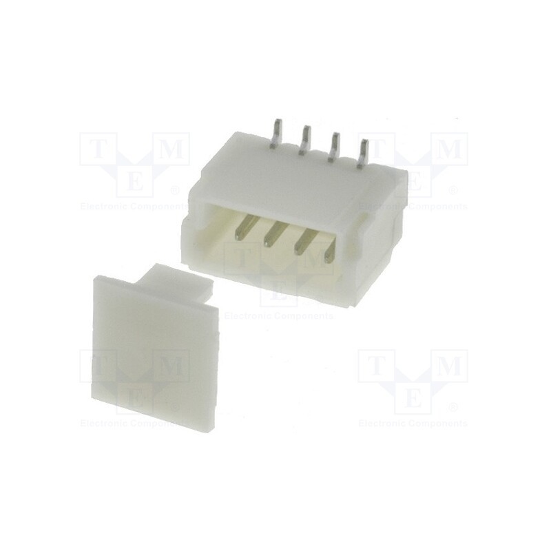 50 pcs : A1001WV-S-4P - Socket, wire-board, male, 1mm, PIN: 4, SMT, 50V, 1A, tinned, 20mΩ