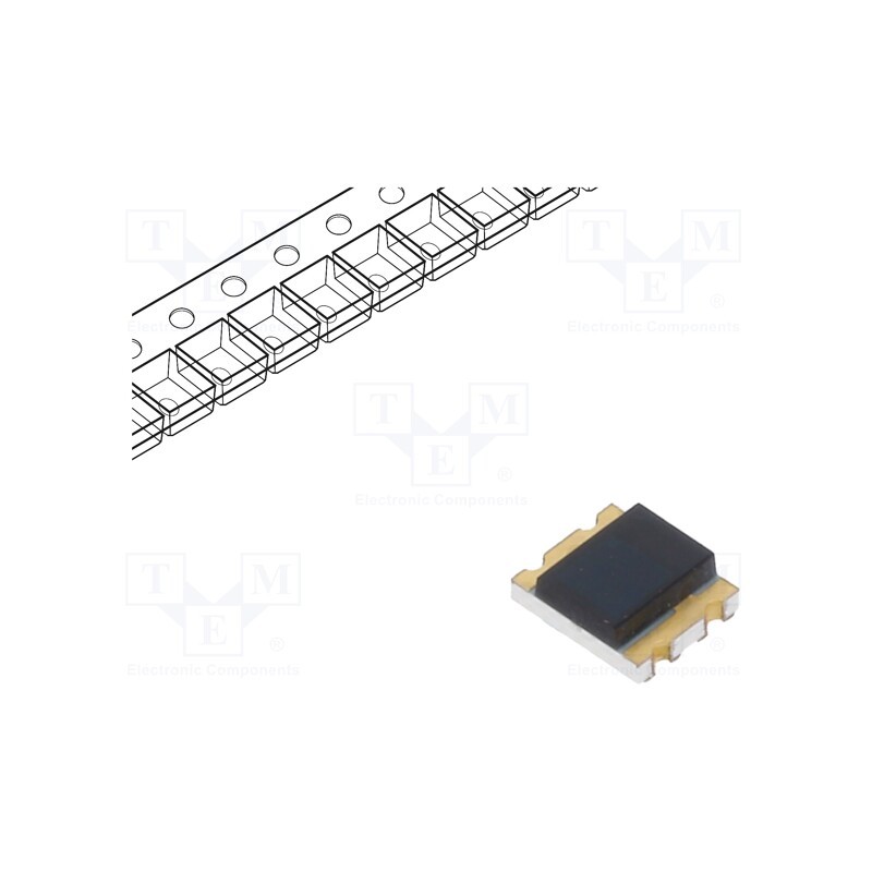 20 pcs : PD15-22B/TR8 - PIN photodiode, SMD, 940nm, 130°, 10nA, flat, black