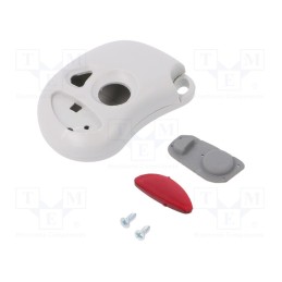 10 pcs : P-17/GY - Enclosure: for remote controller, X: 35mm, Y: 50mm, Z: 10mm