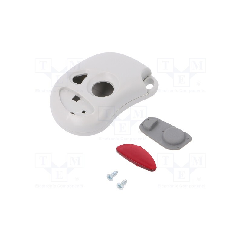 10 pcs : P-17/GY - Enclosure: for remote controller, X: 35mm, Y: 50mm, Z: 10mm