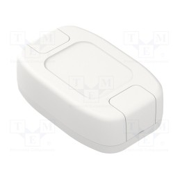 10 pcs : ZM110.70.33B ABS - Enclosure: multipurpose, X: 70mm, Y: 110mm, Z: 33mm, ZM, ABS, white