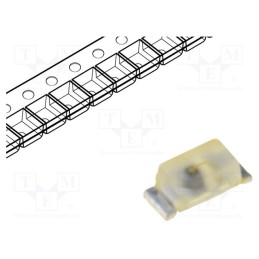 20 pcs : LS L296-P2Q2-1 - LED, SMD, 0603, red, 56÷112mcd, 1.7x0.8x0.65mm, 160°, 1.8÷2.3V, 20mA