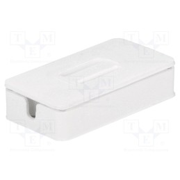 10 pcs : PP058W-S - Enclosure: junction box, X: 49mm, Y: 25.5mm, Z: 11mm, ABS, white
