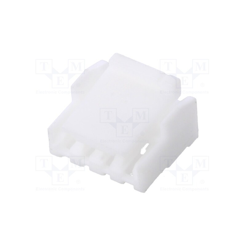 50 pcs : A12514H-04PN0WNPN00G - Plug, wire-board, female, 1.25mm, PIN: 4, w/o contacts, for cable