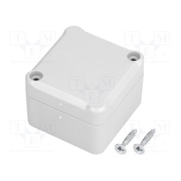 10 pcs : Z116JH PS - Enclosure: multipurpose, X: 49mm, Y: 51mm, Z: 36mm, polystyrene, grey