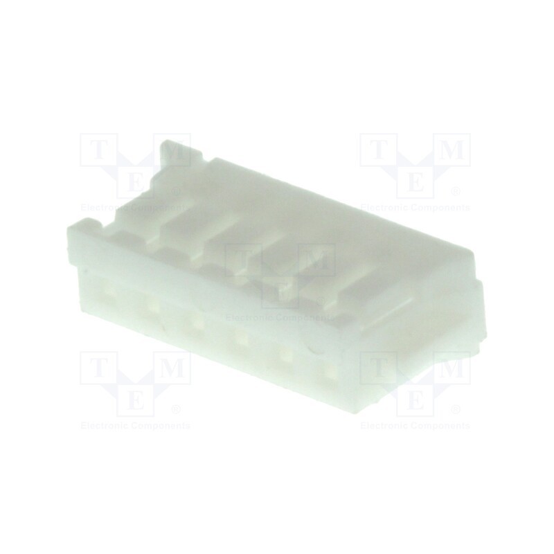 50 pcs : A1500H-6P - Plug, wire-board, female, 1.5mm, PIN: 6, w/o contacts, for cable
