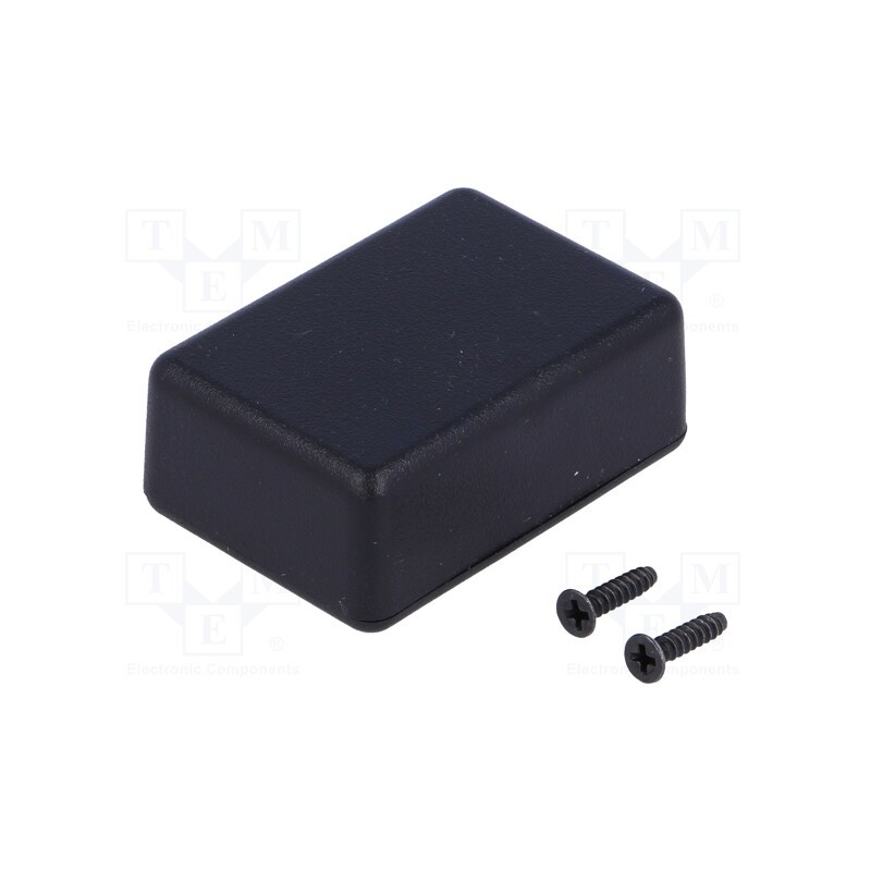 10 pcs : 1551GBK - Enclosure: multipurpose, X: 35mm, Y: 50mm, Z: 17mm, 1551, ABS, black
