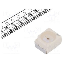 20 pcs : LS T676-Q1R2-1 - LED, SMD, 3528,PLCC2, red, 240÷480mlm, 71÷140mcd, 3.4x3x2.1mm, 120°