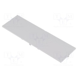 10 pcs : P05080201P.BL - Front panel, with frame,with holder, grey