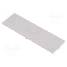 10 pcs : P05080201F.BL - Front panel, without frame,with holder, grey